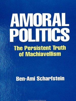 cover image of Amoral Politics